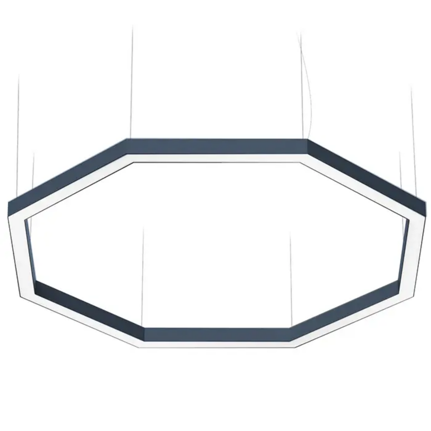 Custom Made Octagon LED Lighting, Suspended Installation