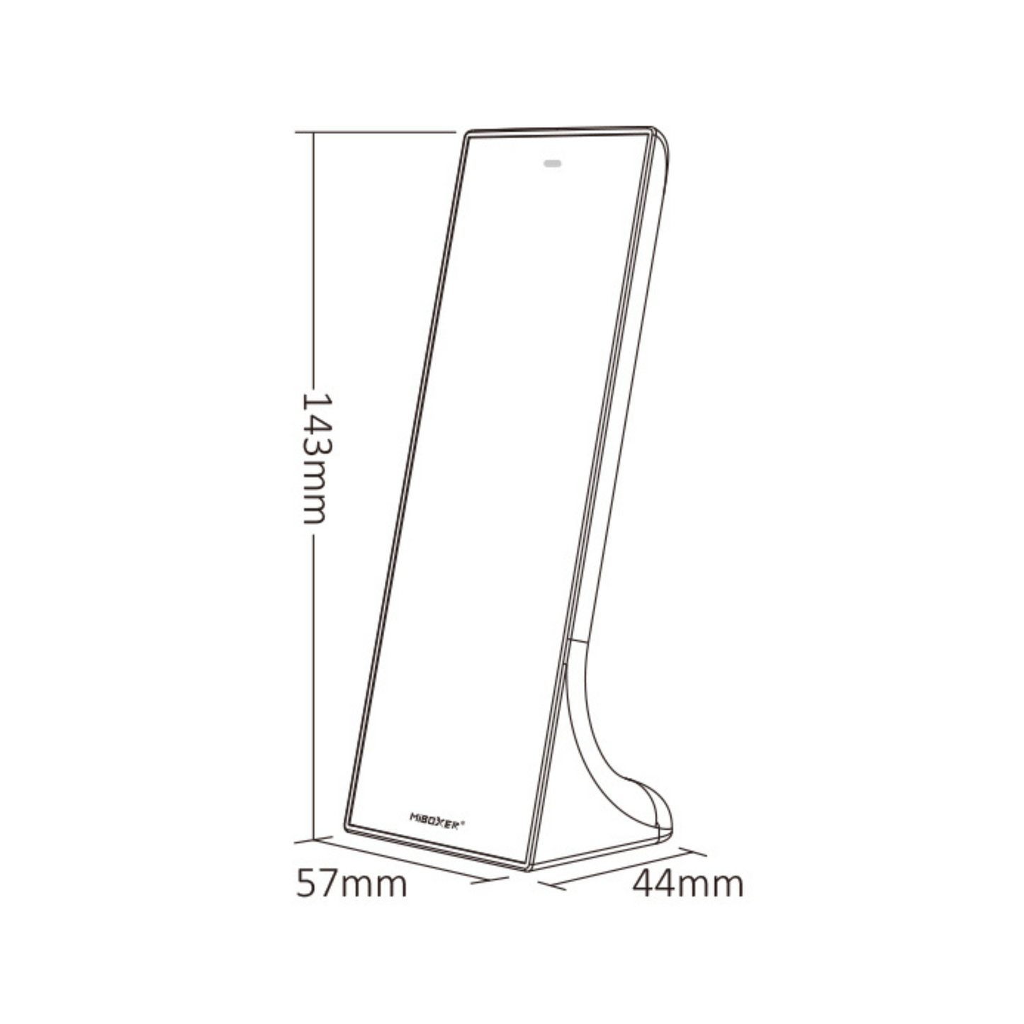 MiBoxer Vertical Stand LED Remote, RGB+CCT, 2.4G, 3V