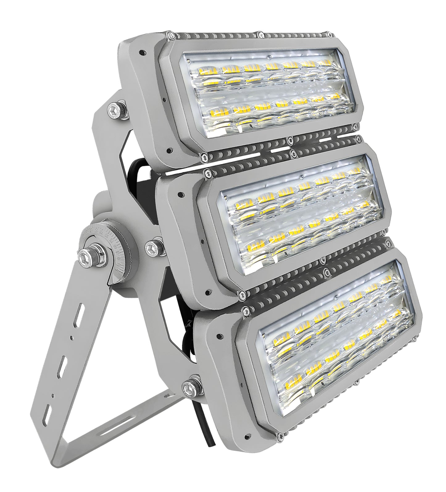 230W LED Floodlight for Sport Pitch – IP65, Adjustable Lens, Meanwell & Lumileds