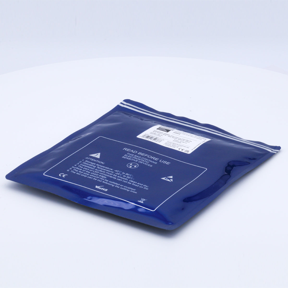 9.6W/m Dimmable LED Strip – 24V, SMD2835, IP20, 5mm Width, 5m Reel