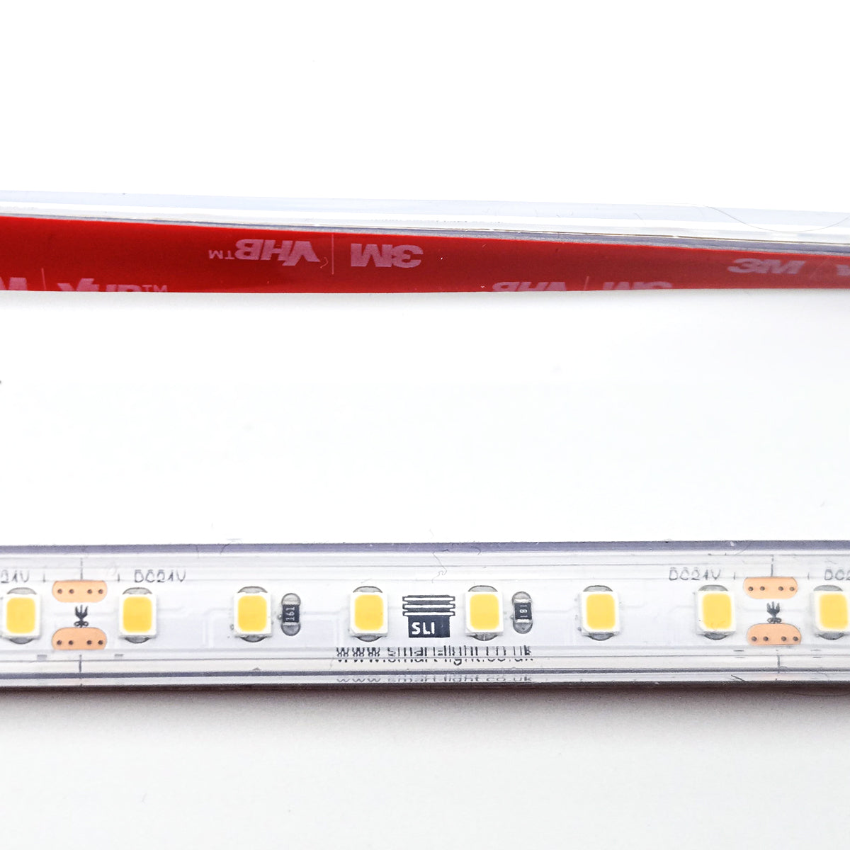 9.6W/m LED Strip Light 24V – IP67, 3000K, 120 LEDs/m, SMD2835, Sold per Meter