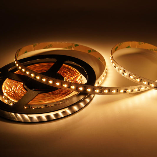 18W Dim-to-Warm LED Strip - 224 LEDs/m, 1800K-3000K, IP20, 10mm, 10m Roll