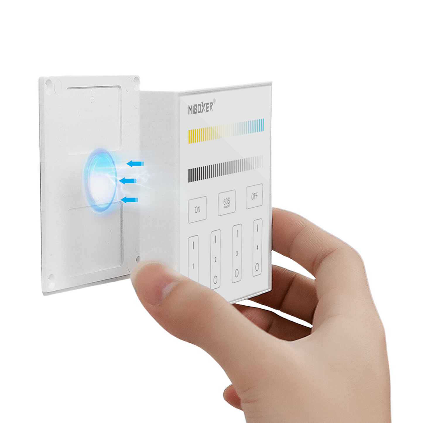 MiBoxer 4-Zone 3-in-1 Smart Panel Remote Controller, CCT