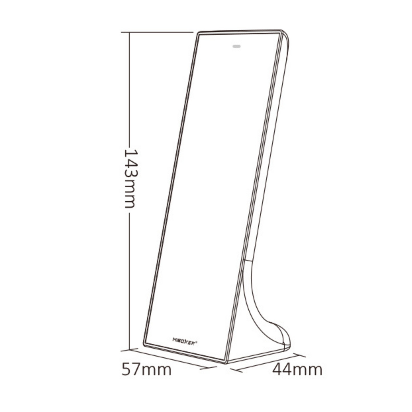 MiBoxer Vertical Stand LED Brightness Remote, 2.4G, 3V