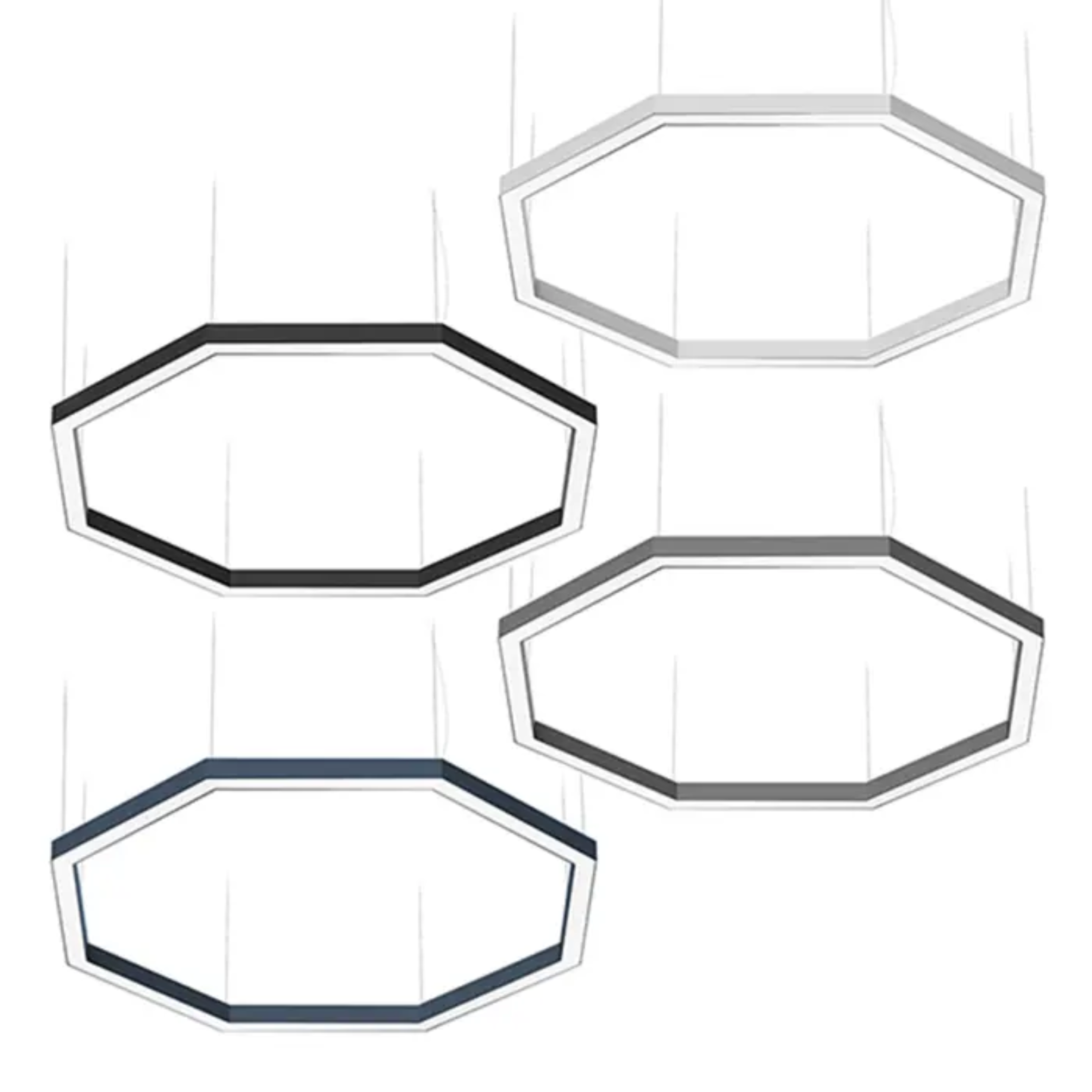 Custom Made Octagon LED Lighting, Suspended Installation – Smart ...