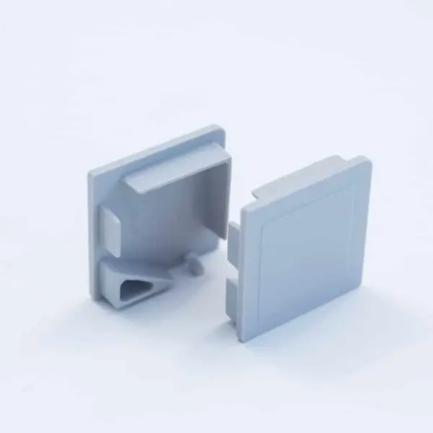 20x20mm Corner Aluminium LED Profile Set With Diffuser, 2m