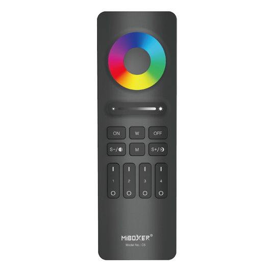 MiBoxer 4-Zone Remote Control, RGB+CCT, 2.4G, 3V