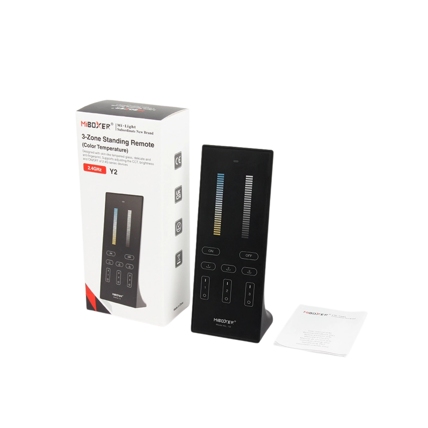 MiBoxer Vertical Stand LED Remote, CCT, 2.4G, 3V