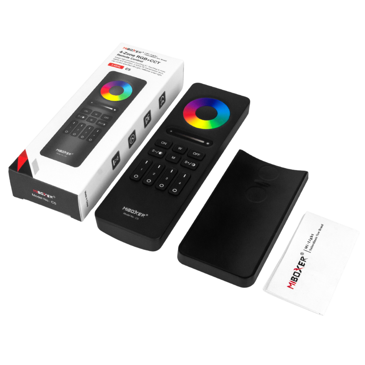 MiBoxer 4-Zone Remote Control, RGB+CCT, 2.4G, 3V