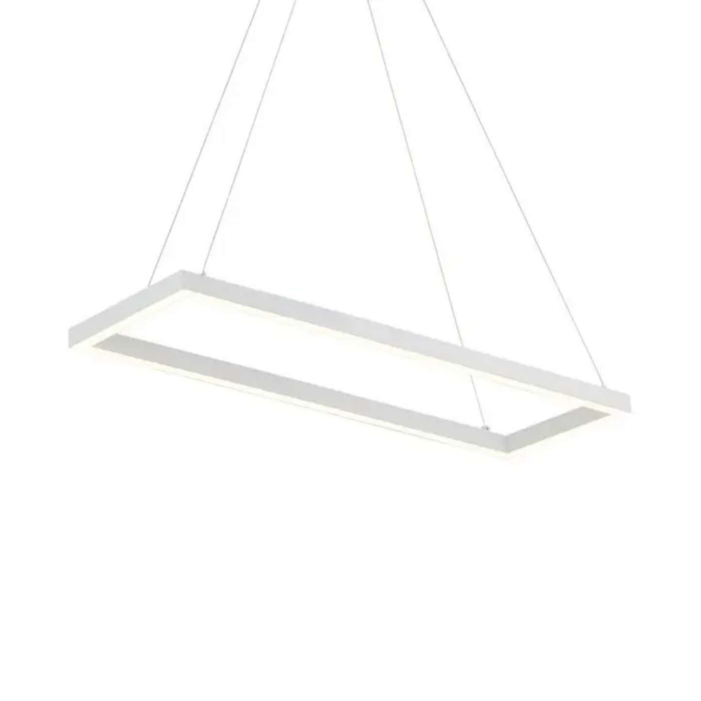 Custom Made Rectangle LED Lighting, Suspended Installation