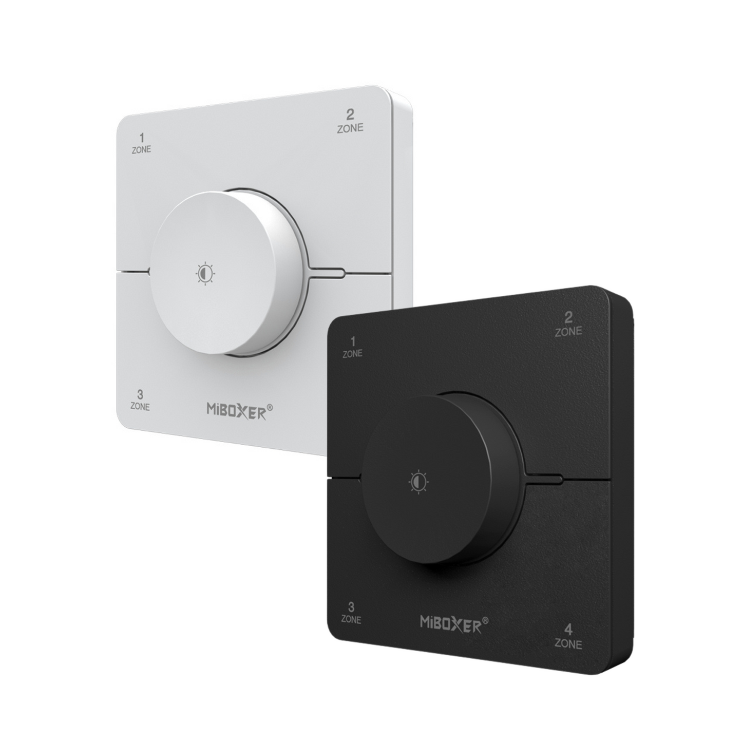 MiBoxer 4-Zone Rotating Panel Remote, CCT, 2.4G, 3V