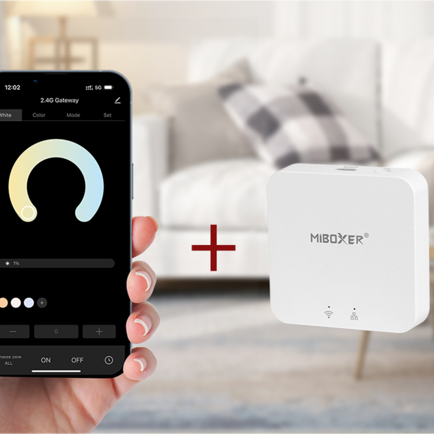 Mi-Light Mini Single Colour LED Controller, 2.4G, 12-24V, 6A