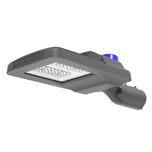 100W LED Street Light – Photocell Sensor, 78mm Adjustable Adaptor, Class II Lens