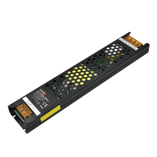 250W Ultra-Slim 24V LED Driver – Flat, Long Power Supply, 10.4A, IP20
