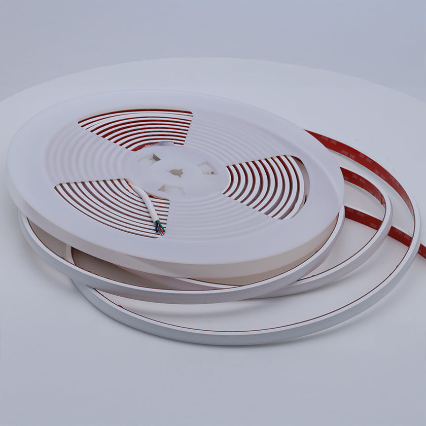 24V RGB Neon Flex LED Strip Light - 14W/m, IP67, 12x5mm, 10m Roll