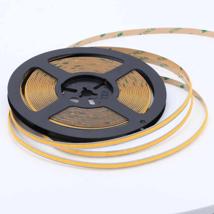 9W Free Cut COB LED Strip Light - 24V, IP20, 8mm, 10m Roll