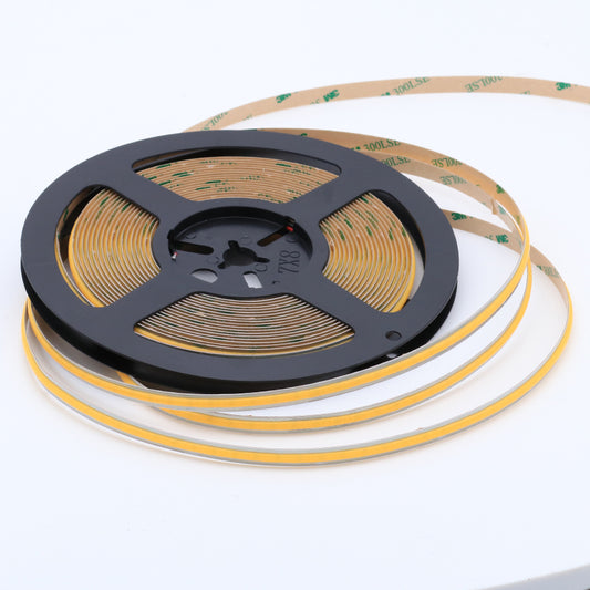 9W Free Cut COB LED Strip Light - 24V, IP20, 8mm, 10m Roll