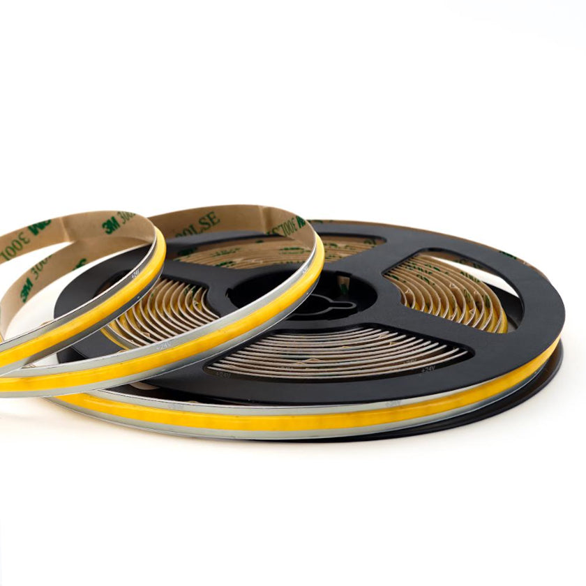 9W Free Cut COB LED Strip Light - 24V, IP20, 8mm, 10m Roll