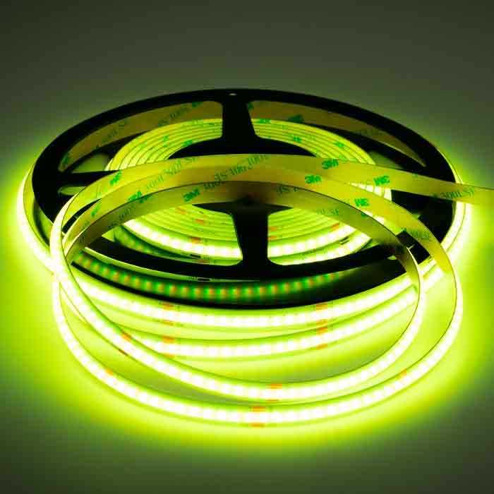 15W/m RGB COB LED Strip Light – 500lm/m, 24V, 5m Reel, 3-Year Warranty