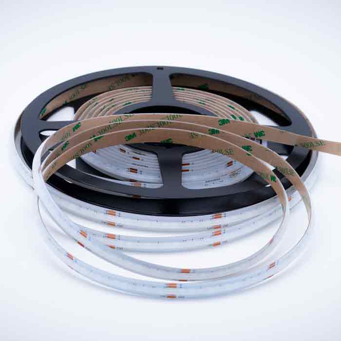 15W/m RGB COB LED Strip Light – 500lm/m, 24V, 5m Reel, 3-Year Warranty