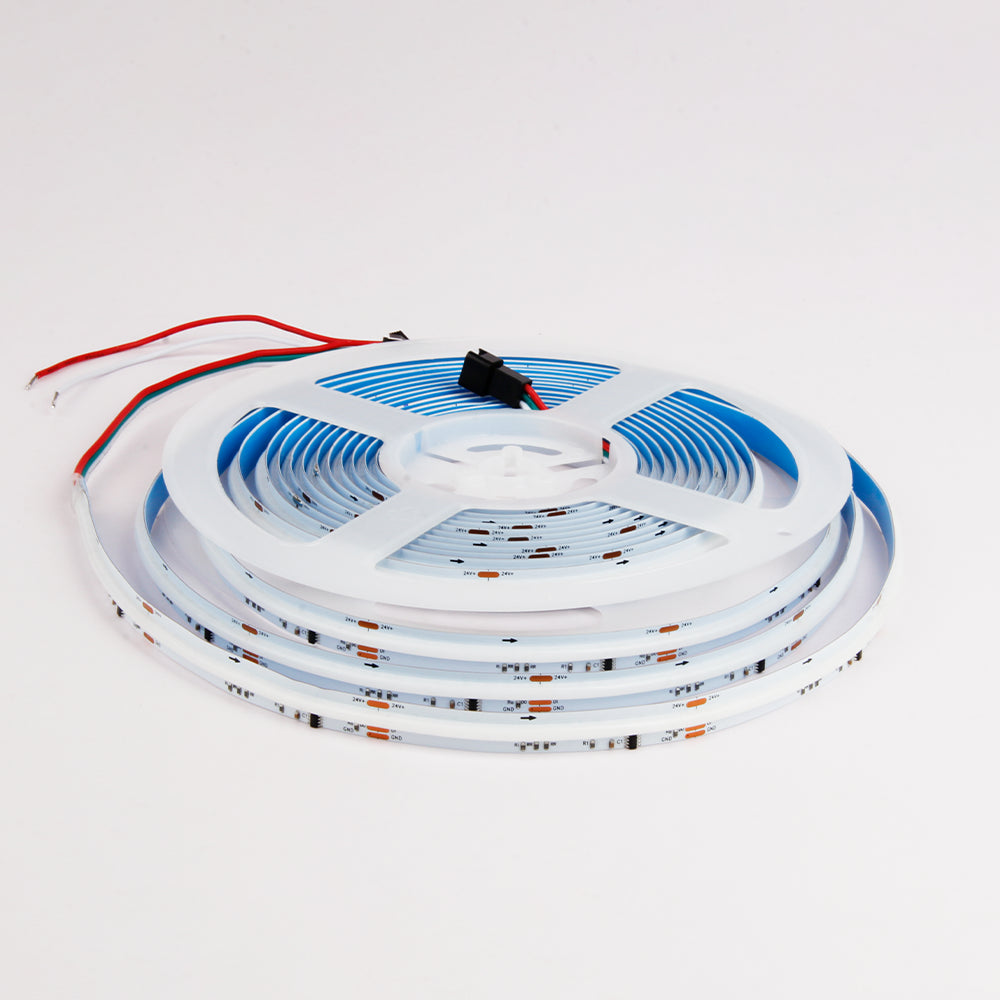6W/m COB RGBW SPI Strip Light - 24VDC, 14 Pixels/m, 5m Reel