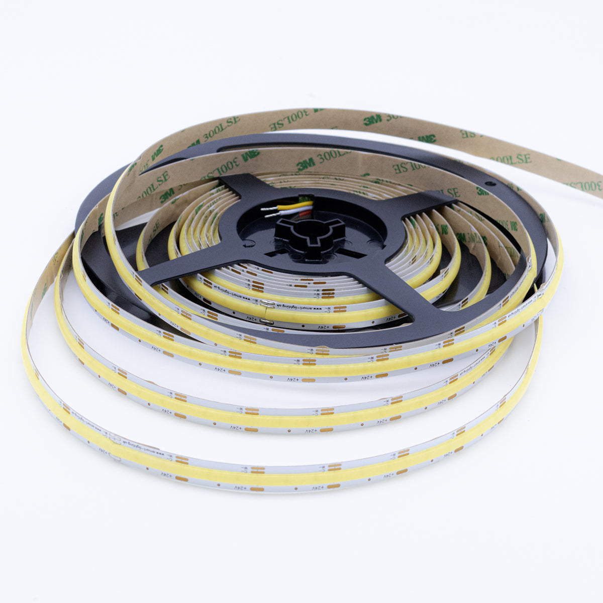 COB CCT Adjustable LED Strip 24V – 15W/m, Tunable White 3000K–6000K, 5m Reel