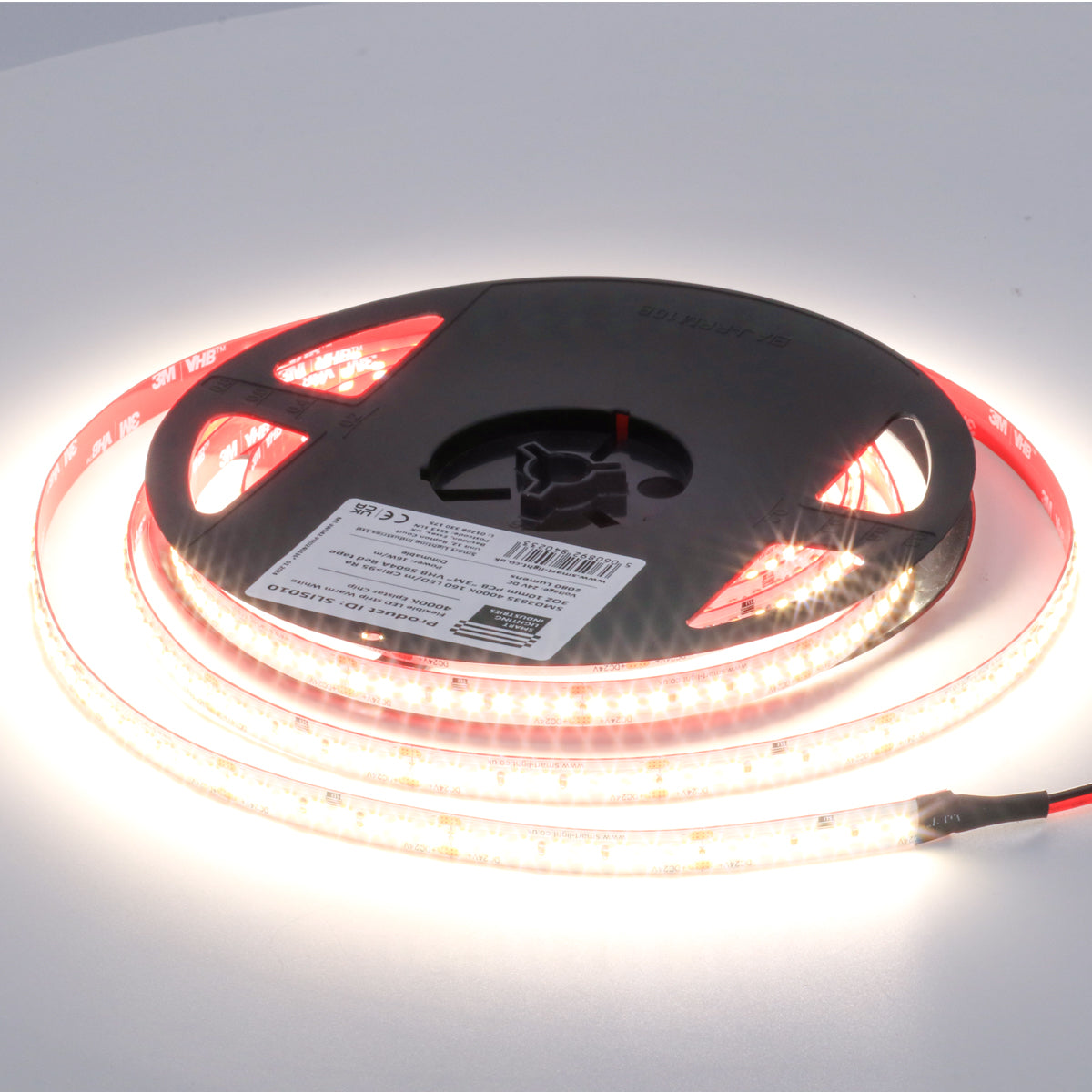 16W/m Dimmable Flexible LED Strip – 4000K, 2080lm/m, Golden Wire, SMD2835
