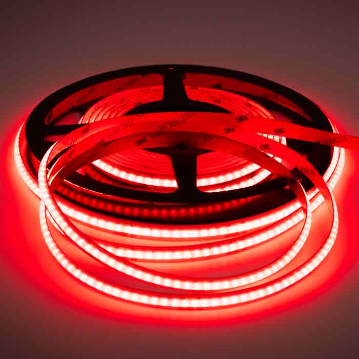 15W/m RGB COB LED Strip Light – 500lm/m, 24V, 5m Reel, 3-Year Warranty