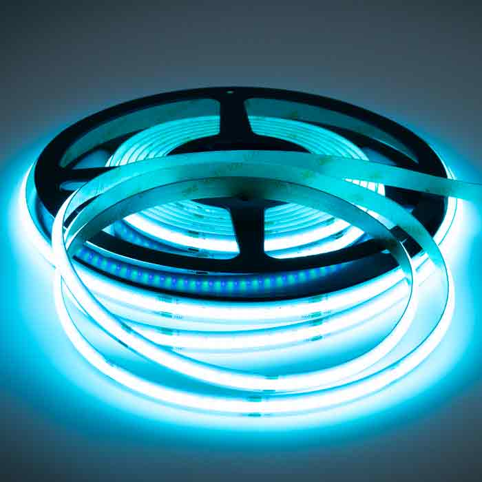 15W/m RGB COB LED Strip Light – 500lm/m, 24V, 5m Reel, 3-Year Warranty