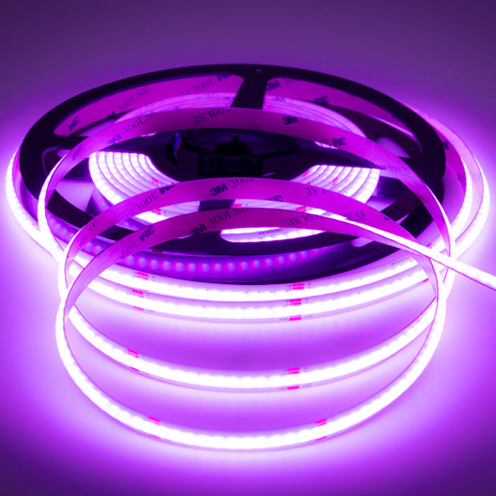 15W/m RGB COB LED Strip Light – 500lm/m, 24V, 5m Reel, 3-Year Warranty