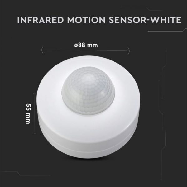 Infrared Motion Sensor With Manual Override Function 360degree