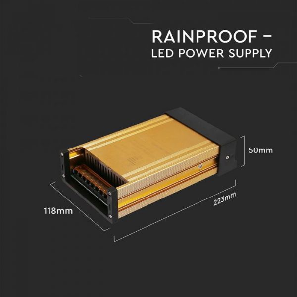 400W LED Metal Power Supply Rainproof 12V 33.3A IP45