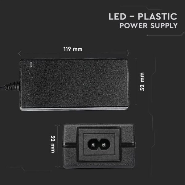 LED Power Supply - 30W 12V 2.5A Plastic