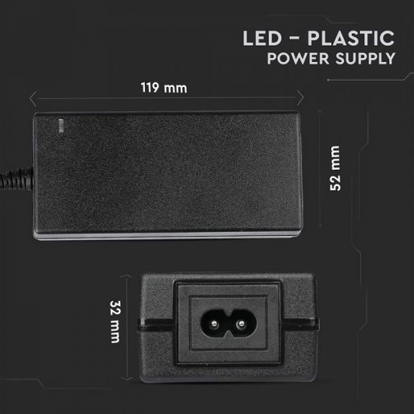 LED Power Supply - 30W 12V 2.5A Plastic