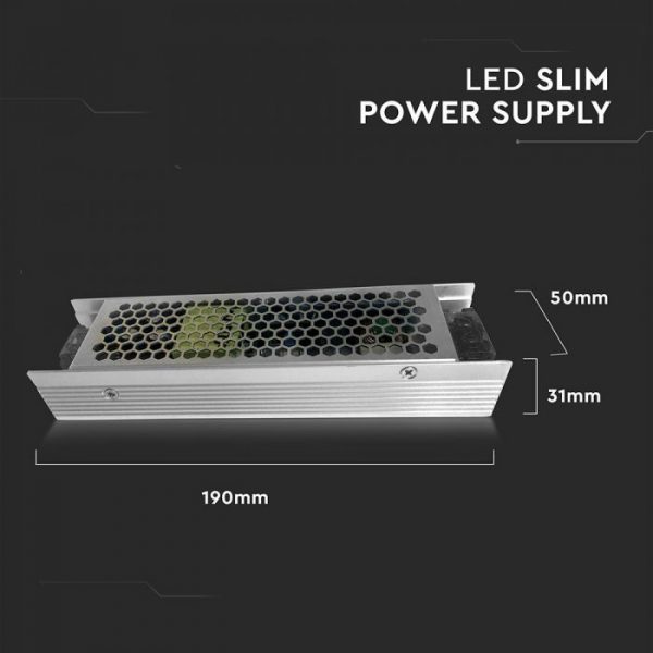 120W LED Slim Power Supply -12V - 10A Metal