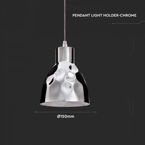 Pendant Light Holder Chrome D=150mm