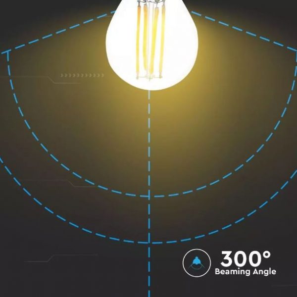 LED Bulb 4W G45 - E27 Clear Glass 6000K