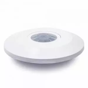 PIR Ceiling Sensor Flat White 360 degree
