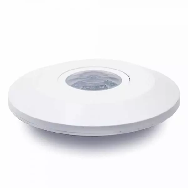 PIR Ceiling Sensor Flat White 360 degree