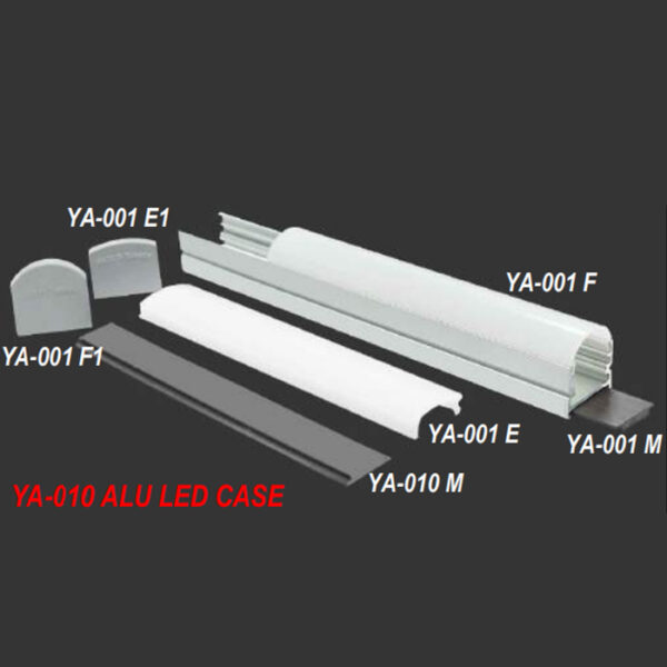 Surface Aluminium LED Profile 18.5 x 14.1mm (metre)