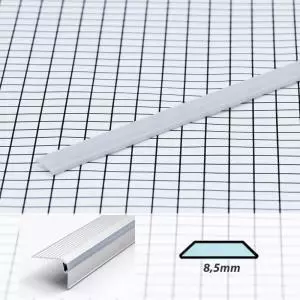 Stairs Aluminium Led Profile 8.5mm Diffuser (metre)