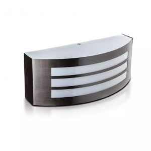 E27 Wall Lamp with Stainless Steel & PC Cover IP44 with Stripes
