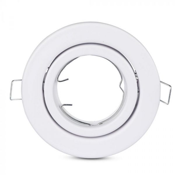GU10 Housing Round Movable White Recessed
