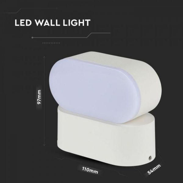 6W LED Single Head-Rotatable Wall Lamp IP65