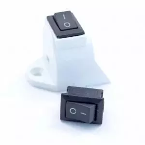 On-Off Switch Black for End Cap 8 x 12 mm