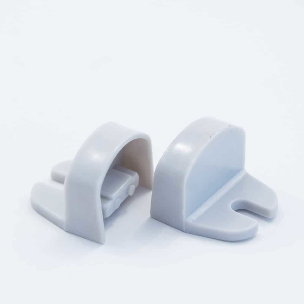 Plastic End Cap for YA006 Surface Profile Round Diffuser