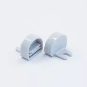 Plastic End Cap Grey for YA012 Surface Profile Round Diffuser 12mm W holder
