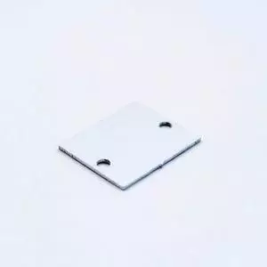 Aluminium End Cap White for surface Profile 26.5*21.5 laser cut
