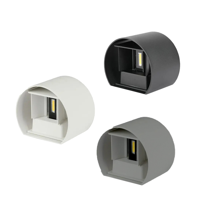 6W Up-Down Wall Lamp Round with Bridgelux Chip IP65