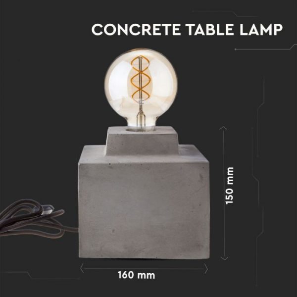 Concrete Table Lamp D160